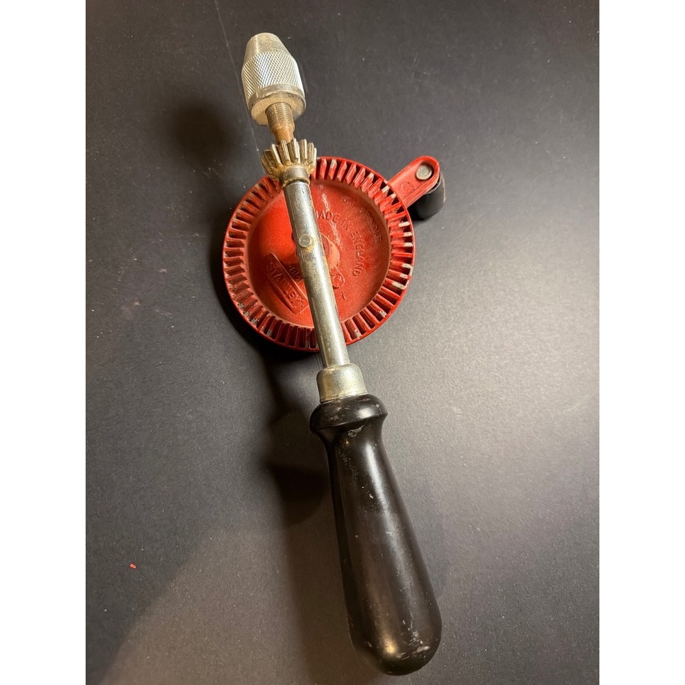 Vintage Stanley BM1 Hand Drill Made in England Eggbeater Drill - Picture 3 of 4